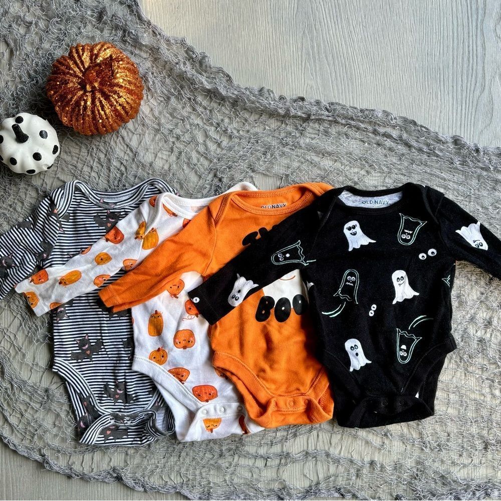 Old Navy Halloween Bodysuits 0-3 months